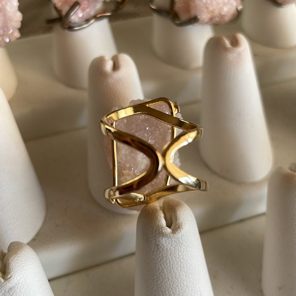 Pink amethyst ring - Picture 4 of 4